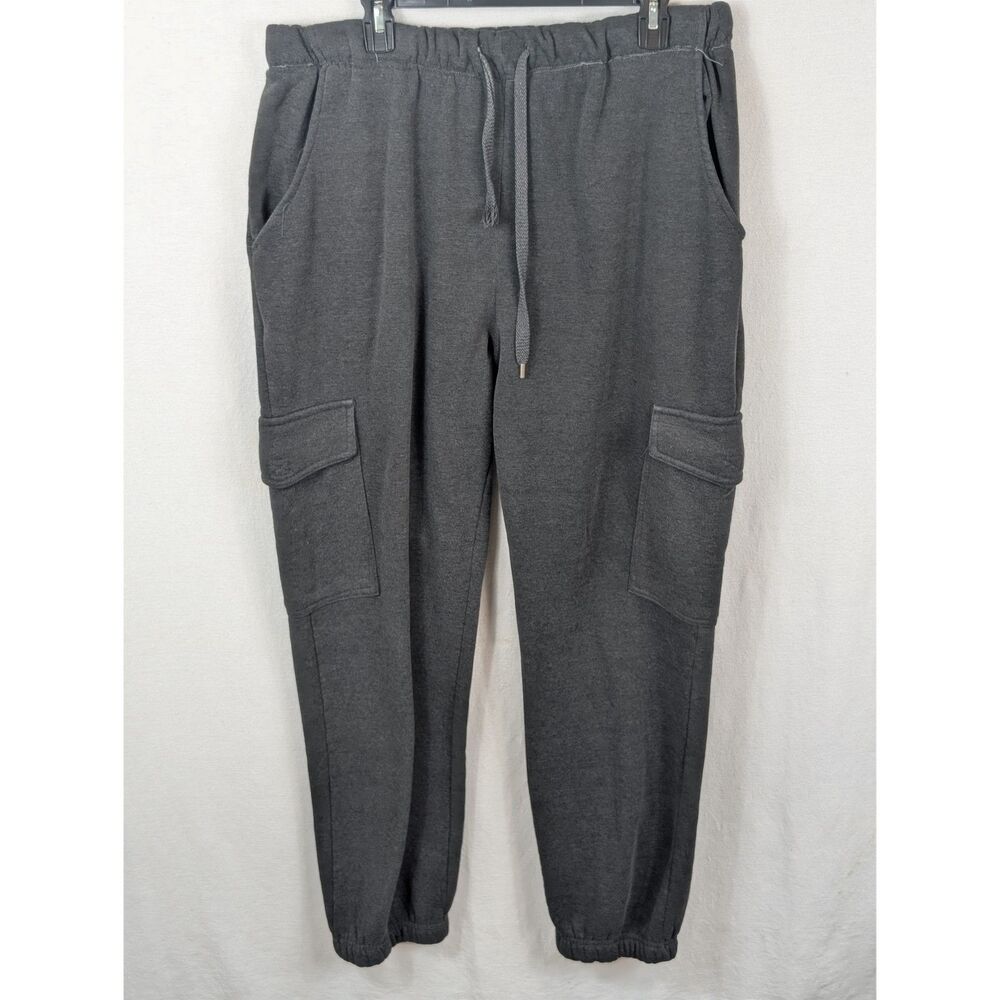 SP Active Cargo Sweatpants Drawstring Gray Men's Size XL